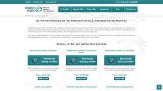 
                            9. Buy dating profiles for online dating site or social ...