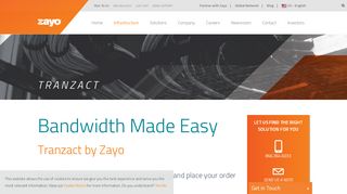 
                            4. Buy Fiber Bandwidth with Tranzact | Zayo Group, LLC.