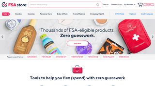 
                            11. Buy Flexible Spending Account Eligible Items Online from FSA Store