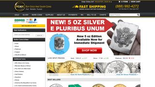 
                            5. Buy Gold & Silver Coins or Bars Online, Low Silver Prices ...