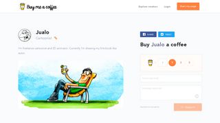 
                            4. Buy Jualo a Coffee - BuyMeACoffee.com