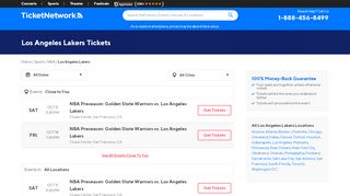 
                            9. Buy Los Angeles Lakers Tickets! | TicketNetwork