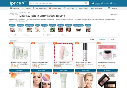 
                            8. Buy Mary Kay Products in Malaysia August 2019