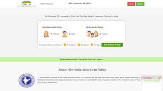 
                            8. Buy New India Assurance Asha Kiran Policy | New India ...