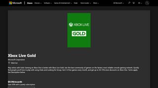 
                            9. Buy Xbox Live Gold - Microsoft Store