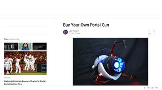 
                            7. Buy Your Own Portal Gun - Kotaku