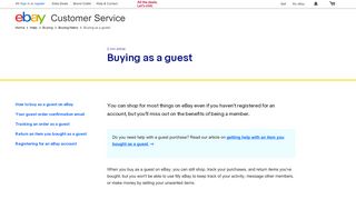 
                            1. Buying as a guest | eBay