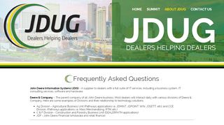 
                            6. By Dealers For Dealers - Frequently Asked Questions - JDUG