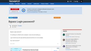 
                            10. Bypass Login password? - TechSpot Forums