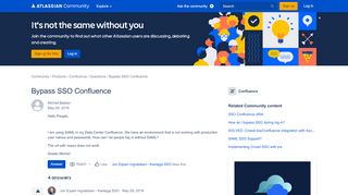 
                            5. Bypass SSO Confluence - Atlassian Community