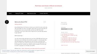 
                            4. Byteverts Best PTC | Part time earn home without investment