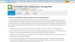 
                            7. C. Abdul Hakeem College of Engineering and Technology ...