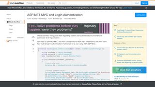 
                            4. c# - ASP.NET MVC and Login Authentication - Stack Overflow