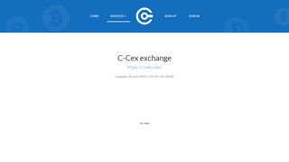 
                            3. C-Cex exchange - Cryptonator