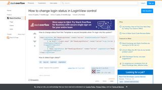 
                            3. c# - How to change login status in LoginView control ...