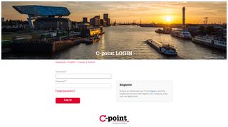 
                            2. C-point LOGIN - Port of Antwerp