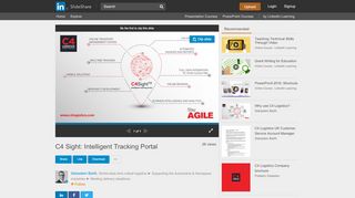 
                            3. C4 Sight: Intelligent Tracking Portal - SlideShare