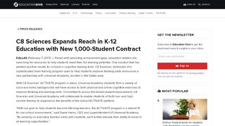 
                            8. C8 Sciences Expands Reach in K-12 Education with New 1,000 ...