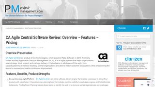 
                            3. CA Agile Central Software Review: Overview – Features ...