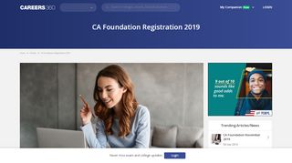 
                            5. CA Foundation Registration 2019 for November Session ...