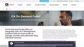 
                            4. CA On Demand Portal - CA Technologies