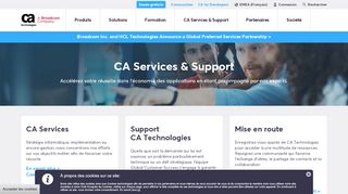 
                            9. CA Services & Support- CA Technologies - France