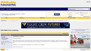 
                            9. CAA Flight Crew Licensing - PPRuNe Forums