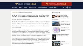 
                            7. CAA gives pilot licensing a makeover - Pilot Career News
