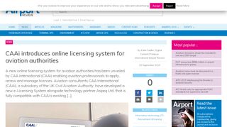 
                            6. CAAi introduces online licensing system for aviation authorities