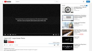 
                            5. Cabal 2 OST - Log-in Screen Theme - YouTube