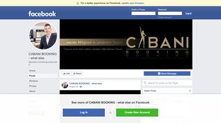 
                            8. Cabani Booking - what else - Posts | Facebook