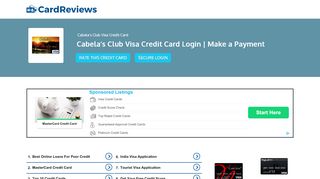 
                            8. Cabela's Club Visa Credit Card Login | Make a Payment - Card Reviews