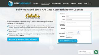 
                            2. Cabelas EDI & API Full-Service Integration | B2BGateway