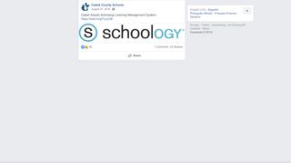 
                            4. Cabell Adopts Schoology Learning... - Cabell County Schools ...
