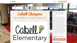 
                            9. Cabell Chargers | Smore Newsletters
