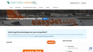 
                            6. Cabin Crew Apprenticeship - LGW | Cabin Crew Wings Jobs