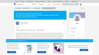 
                            1. Cable Captive Portal Loop - BEWARE - Telstra Crowdsupport - 153818