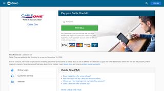 
                            8. Cable One: Login, Bill Pay, Customer Service and Care …
