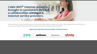 
                            11. Cable WiFi ® Internet access is brought to consumers ...