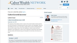 
                            3. Cabot Growth Investor - Cabot Wealth Network