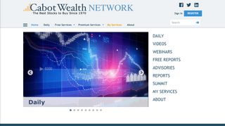 
                            8. Cabot Wealth Network - One of the oldest independently ...