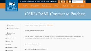 
                            7. | CABR/DABR Contract to Purchase - Cincinnati Area Board of Realtors