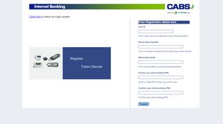 
                            5. CABS Internet Banking - Customer and Device Registration