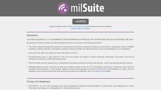 
                            8. CAC Login - milSuite