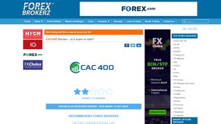 
                            5. CAC400 Review – Is www.cac400.com scam or …