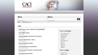 
                            1. CACI International Jobs