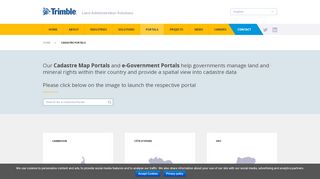 
                            3. Cadastre Map and e-Government Portals - Trimble