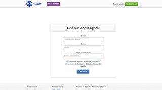 
                            5. Cadastre-se - NEAF - Ambiente de Estudos