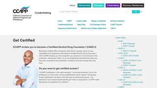 
                            4. CADC-I :: CCAPP Credentialing