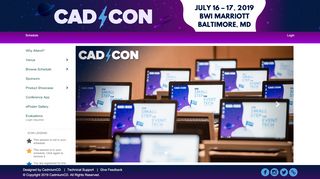 
                            2. CadCon 2019 - eventScribe